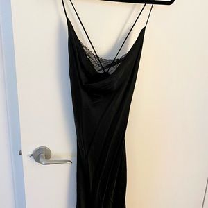 Black Zara Silk Dress